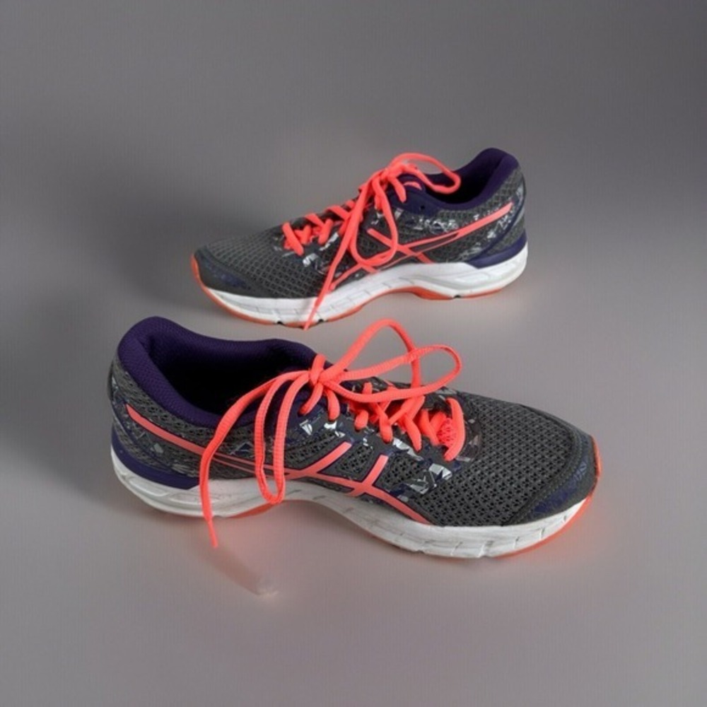 ASICS Gel Excite 4 - Womens running sneakers shoe coral/purple T6E8N - SIZE 7.5 - Picture 2 of 8